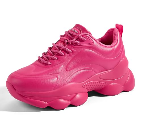 LUCKY STEP Women's Fushia PU