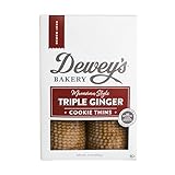 Salem Baking Co. Dewey's Moravian Style Ginger Cookie Thins 9 Ounce (Triple Ginger)
