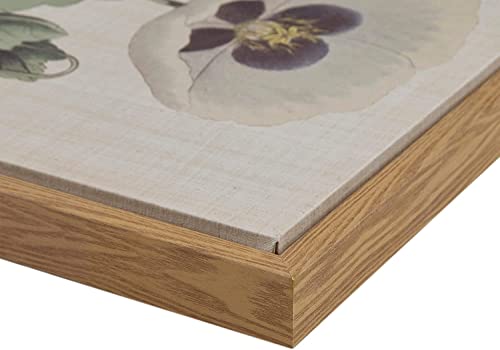 Martha Stewart Herbal Botany Wall Art Living Room Decor - Floral Linen Canvas, Farmhouse Lifestyle Bathroom Decoration, Ready To Hang Painting For Bedroom, 17.84"W X 21.84"L X 1.45"H, Green 4 Piece #TOP6