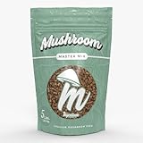 Mycelium Master Mix Premium Mushroom Spawn I Organic Feed Mushroom Growing Kit I Indoor Cultivation for Starter & Pro Home Growers I Non-GMO & Sourced from Local USA Farms, 5lbs