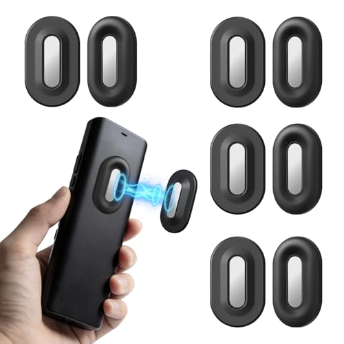 5 Kits de Support Telecommande Mural - Aimants Doubles Autocollants Range pour Télécommande Mural 丨 Accessoire Pratique pour Téléviseur (Noir)