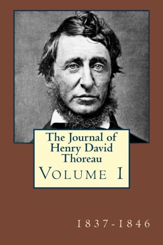 The Journal of Henry David Thoreau Volume 1: 18... 1940001501 Book Cover