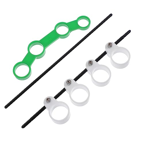 GOOHOCHY 2個指伸展エクサ器具 ギター指拡張器 楽器練習用 軽量 携帯便利 弾力性素材 エレキギター ベース ウクレレ ピアノ サックス キーボード対応