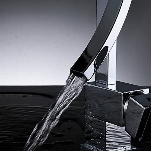 Robinet mitigeur de lavabo cascade pour éviter les éclaboussures - 3