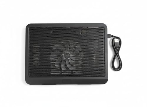 Image of Portable USB Laptop Cooling Pad for 14 Inch Laptops | | Ultra Silent Cooling Fan with Metal Mesh Design | Slim Lightweight Notebook Cooler Stand for Gaming, Office, Study & Daily Use
