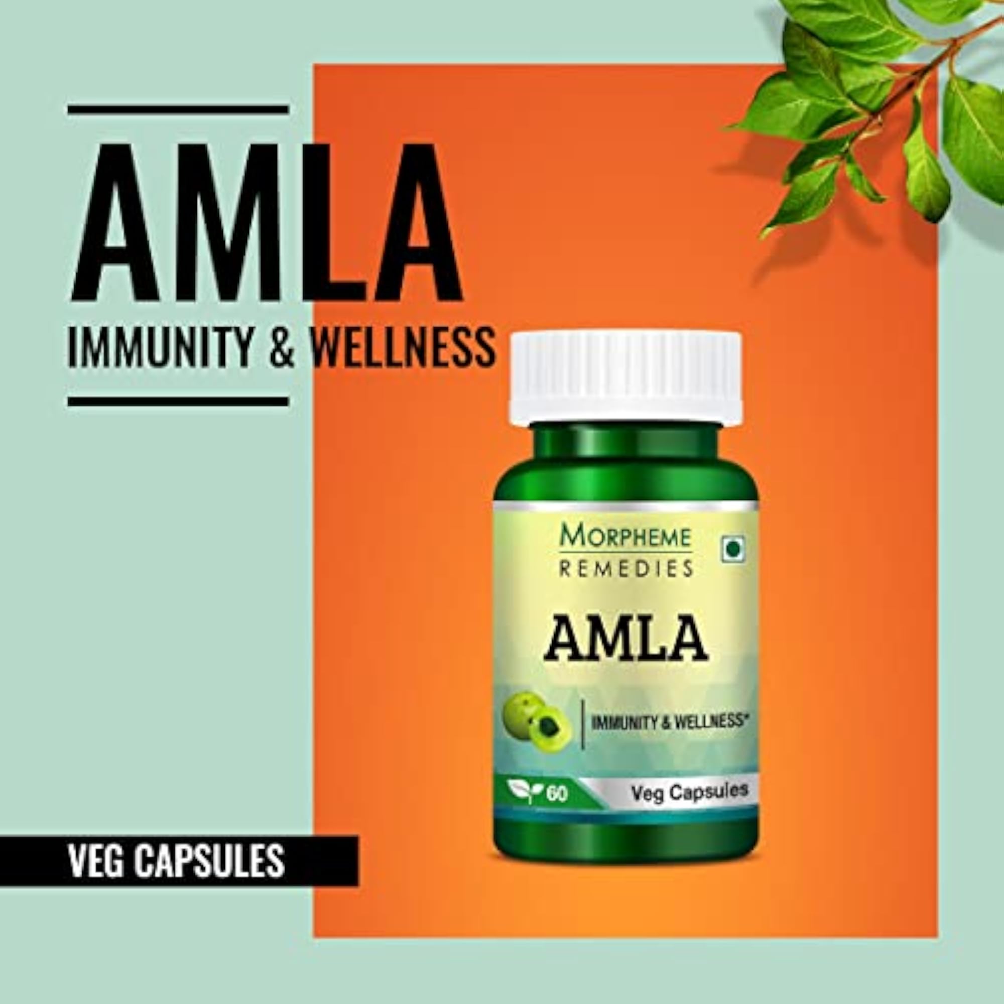 Amla 500mg Veg Capsules, 60 Count