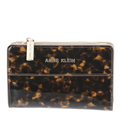Anne Klein Womens Medium Bifold Tortoise Wallet, Tortoise - Main Image