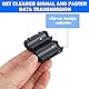 Ferritkerne für Kabel Ferritkerne Ferritfilter: YIDM 25 Pcs Ferrit Ringkern Kabel-Clip Set, Ferritkerne für Kabel, RFI EMI Rauschunterdrücker Kabel Clip für 5 Größe (3.5 mm 5 mm 7 mm 9mm 13mm/Schwarz)