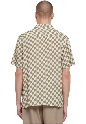 Camisa de hombre Urban Classics de manga corta con estampado multicolor de viscosa y corte ancho 3