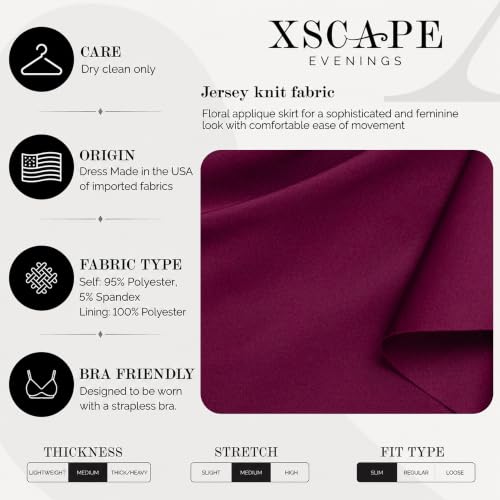 Image of Xscape Women's Long Off-the-Shoulder Sweetheart Neckline Formal Evening Gown with Ruching and Draped Ruffle Detail