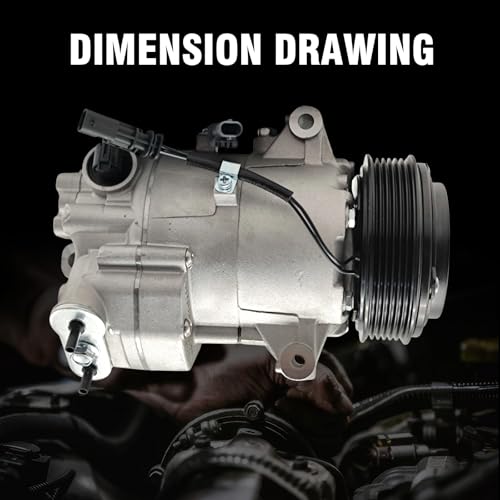 Image of AC Compressor Air Conditioner Compressor Fit for Chevrolet Cruze 2012-2015