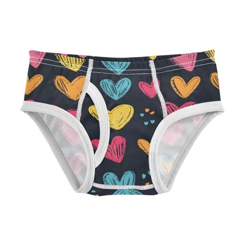Colorful Heart Valentine Toddler Boy's Underwear 2T 202c0095