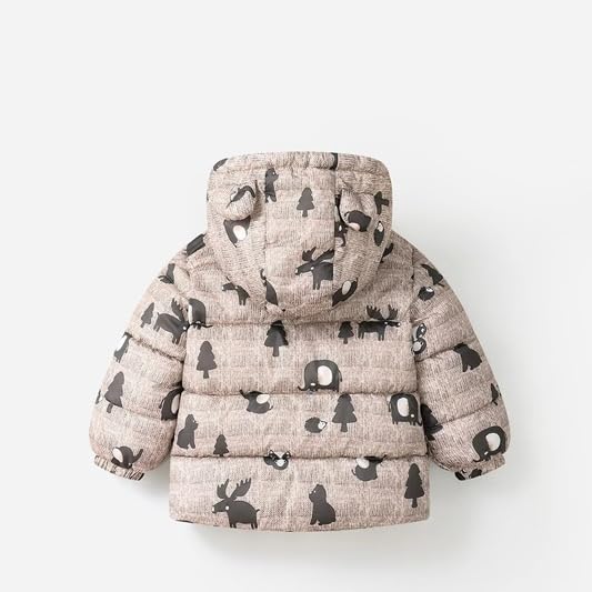 Tricycle Clothing Unisex Kids Printed Hooded Warm Jacket 1