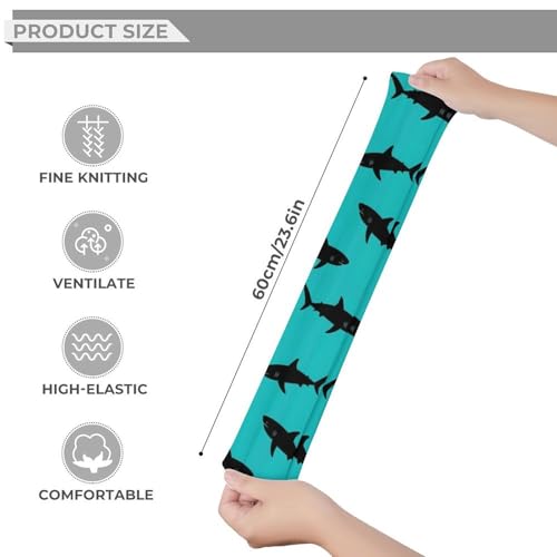 Women Girls Soft Cotton Non Slide Crew Dress Socks Thigh Athletic Socks3