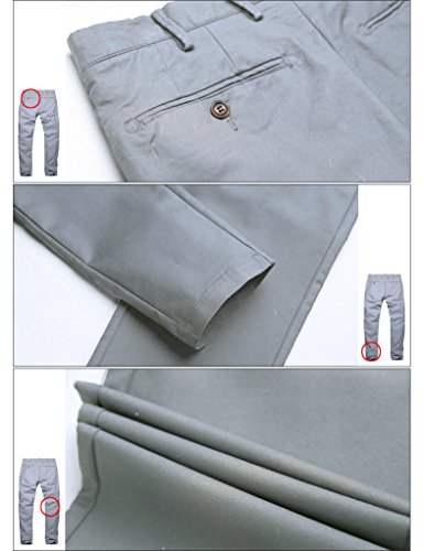 Image of Match Men's Regular Fit Comfort Stretch Casual Chino Pants