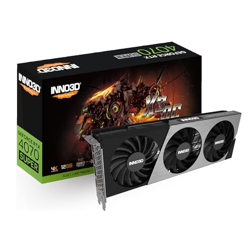 Image of INNO3D NVIDIA GEFORCE RTX 4070 Super X3 OC 12GB GDDR6X 192-Bit pci e x4 X16 Gaming Graphics Card - N407S3-126XX-186162L