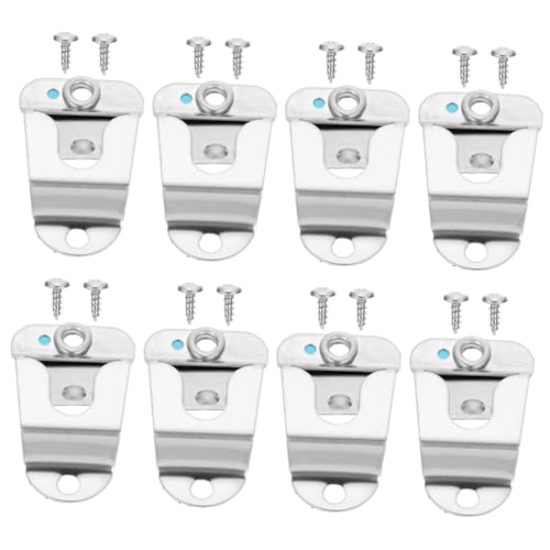HANABASS 8Pcs Mic Hook Holders Clips for Securely Hanging Microphones Vehicles Compatible with Models Easy Installation with Screws