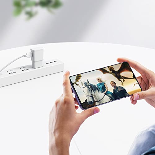 Cndons Super Fast Charger Type C, 2 Pack Usb C Android Phone Wall Charger Block & 6Ft Charging Cable Cord thumb #6