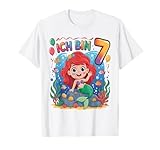Photo Gallery mermaid kids 7th birthday girl 7 anni maglietta Photo Gallery mermaid kids 7th birthday girl 7 anni maglietta