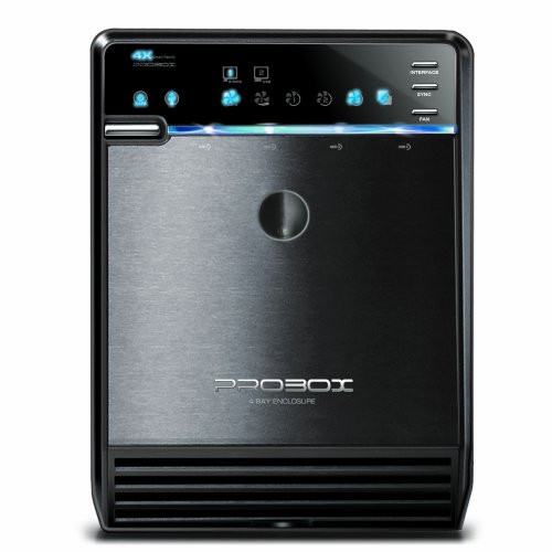 Mediasonic HF2SU2S2 ProBox 4 Bay 3.5" SATA Hard Drive Enclosure USB