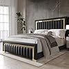 HOME DESIGN Olathe King Size Upholstered Panel Bed... #1