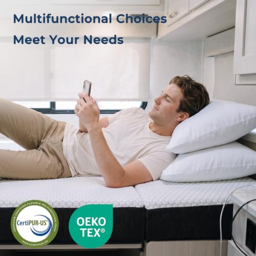 Image of Odorless Foldable Mattress Medium Full Size 75 inch x 54 inch x 6 inch