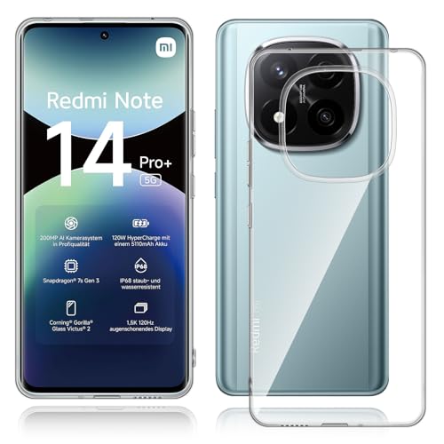For Redmi Note 14 Pro+ P[X ϏՌ NA TPUf یJo[ salywin Sʕی y ^ Xiaomi Redmi Note 14 Pro Plus Ή ΂ݖh~ C菝ی wh~ ی VI~ 