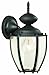 Thomas Lighting SL94707 Park Avenue Collection 1 Light Outdoor Wall Sconce, Matte Black