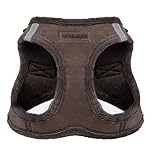 Voyager Step-In Plush Dog Harness by Best Pet Supplies - Step In Vest Harness for Small and Medium Dogs, Soft Plush, Chocolate, size XL - Chest: 20.5 - 23"