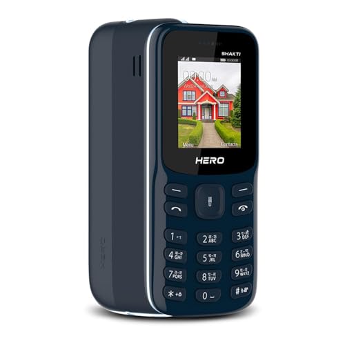 Image of Lava Hero Shakti 2025 Dual Sim Keypad Mobile Phone (with Vibration Alert) | 1.8 inch Display | Super Saving Battery Mode | Stylish Design | Number Talker | (Dark Blue)