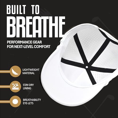 Image of Curves & Clubs Titties Golf Hat - Funny Golf Hat, Titties Hat - Funny American Hat - One-Size-Fits-All - Men's Gifts