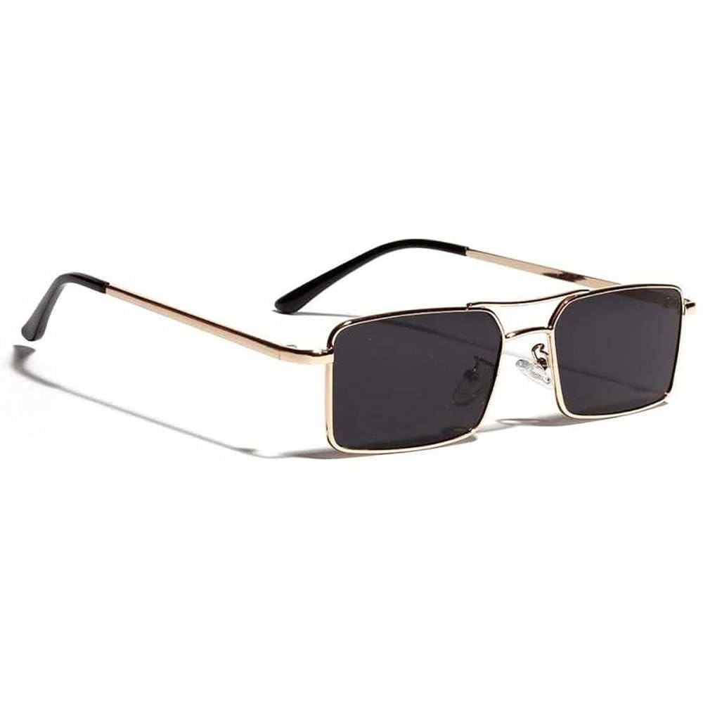 RORCE® Rectangular Sunglasses for Men & Women | Karan Aujla Inspired UV Protection Goggles | Lightweight Metal Frame Styli... - Review, Price and Buying Guide
