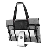 Trunab Travel Carrying Case for 27' LCD Screens and Monitors, With Padded Velvet Lining, Protective...