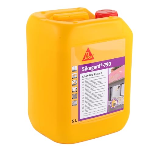 SIKA - Impregnación protectora para superficies porosas - Sikagard 790 All in One Protect - Fachadas, pavimentos y cubiertas - Interior y exterior - 5L