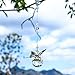 WEISIPU Crystal Hanging Decorations - Hanging Ornament Crystals Butterfly Suncatchers with Clear Crystal Ball for Home, Office, Garden Decoration, Window Decorations Hanging