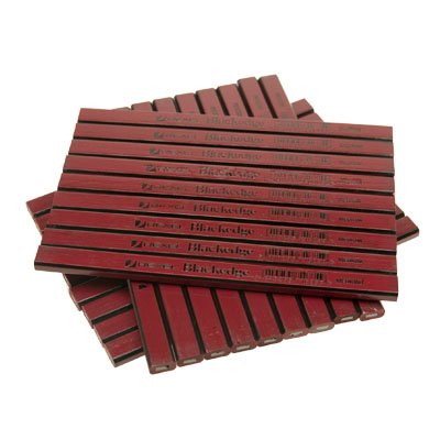24 Blackedge Carpenters Pencils 218 Medium Red