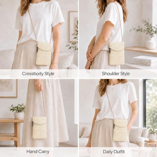 Image of Small Crossbody Women Cell Phone Purse Wallet Bag With Shoulder Strap