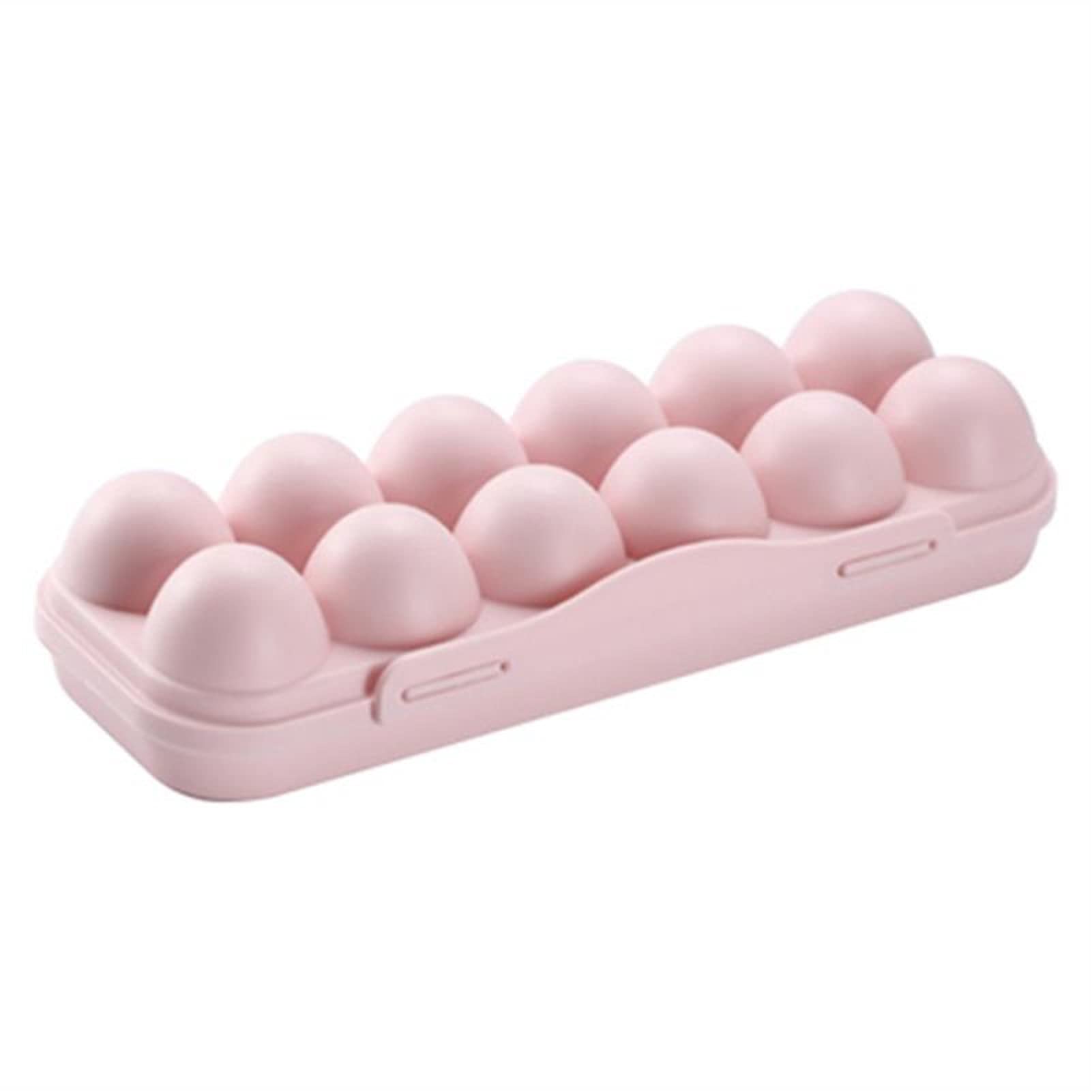 Boîte de rangement d'œufs 12 compartiments conteneur réfrigérateur empilable 30cm