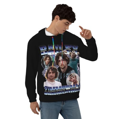 Bailey Music Zimmerman Men's Hoodies Long Sleeve Pullover Hoodie Youthful Sport Sweatshirt Fall Clothes With Pocket4
