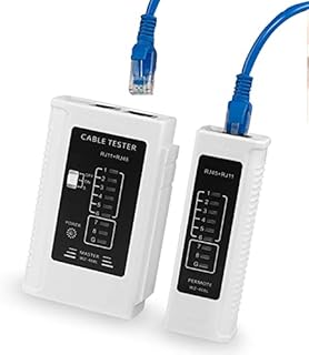 RJ45 Cable Tester Network Cable Tester Ethernet Wire Test Tool for LAN Phone RJ45 RJ11 RJ12 Cat5 Cat5e Cat6 Cat6a Cat7 UTP/Shield Cable