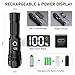 Flashlights High Lumens Rechargeable, 10000LM LED Super Bright Flash Light, Zoomable Linternas with LCD Digital Display, 5 Mode, Waterproof, Powerful Tactical Flashlight for Emergencies Camping Gift