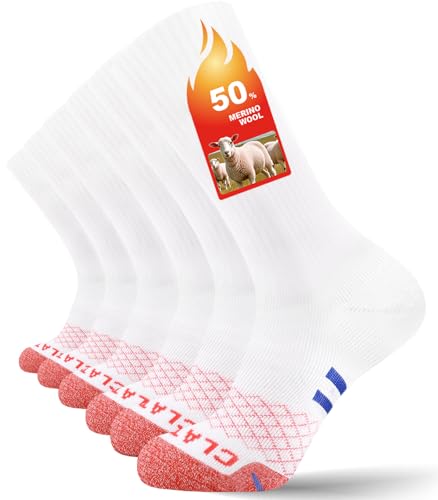 CLATOFO Merino Wool Thermal Socks