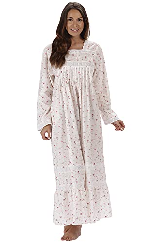 Image of The 1 for U Victorian Nightgown - Night Dress for Women Sleepwear, Kate 100% Cotton Gown