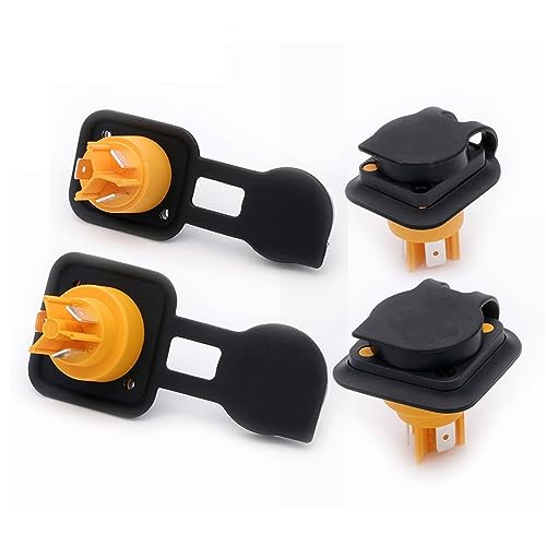 Connecteur d'alimentation industriel 20A ignifuge entrée sortie écran LED aviation x10