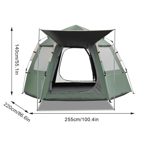 Carpa instantánea para camping 3-5 personas, resistente al agua miniatura 2