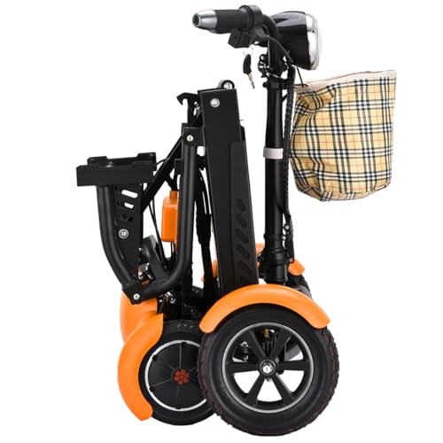 Image of Dragon Mobile EX Long Range Senior Scooter with Double Batteries for up to 25 Miles Range, Allowed on Airplanes Complies with TSA FAA, Large Seat with Flip-Back Armrests