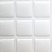 IGOGO 18.5x20.4mm Square Epoxy Stickers Fits Scrabble Tiles or Pendants Clear Color, 105 PCS