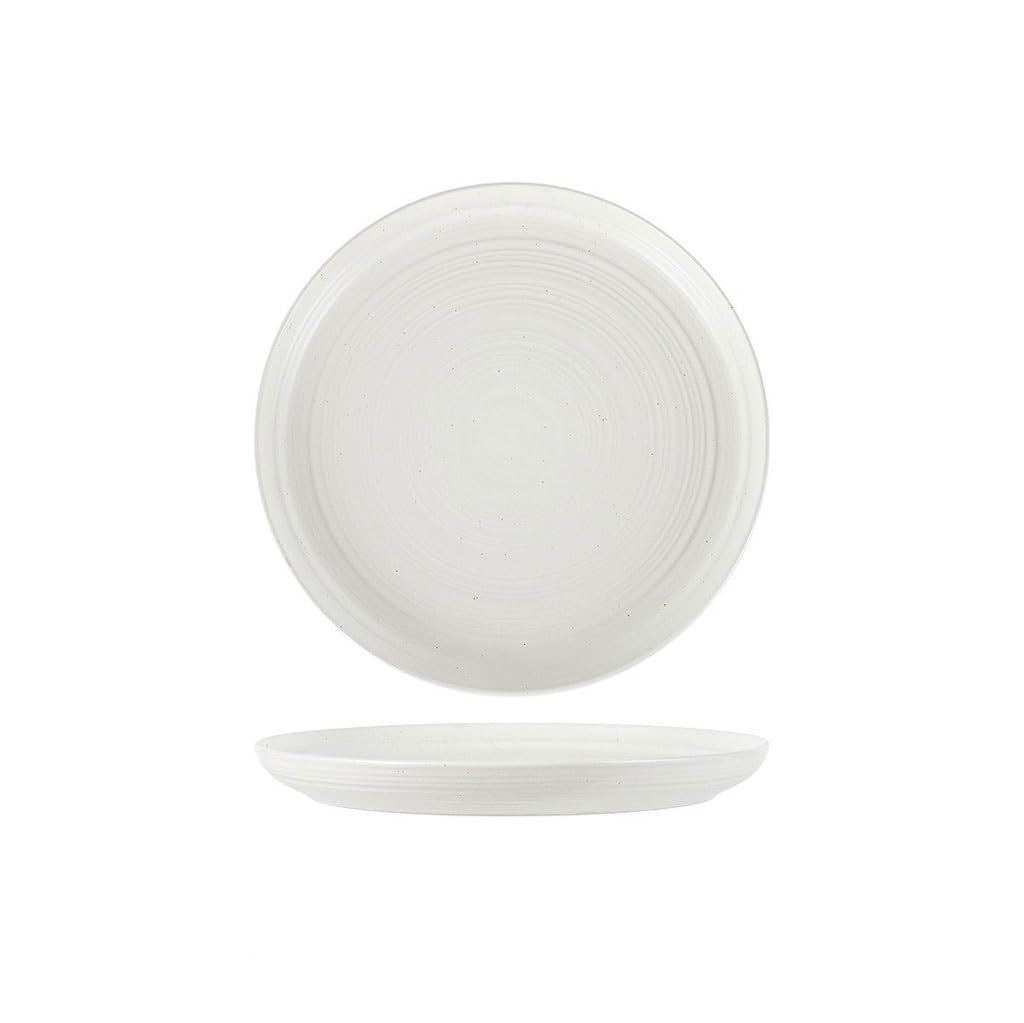 GFHTRELY Dinner Tray Japanese Nordic Style Ceramic Thread Household Salad Pasta Plate Restaurant Steak Plate Cake Dessert Plate Dinner Plate