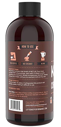 Keto Creamer with MCT Oil, Farm Fresh Ghee, Cocoa Butter, Coconut Oil 8oz. Unsweetened. Must Be Blended. Zero Carb Keto Coffee Creamer, Keto-friendly, Sugar Free - Thumbnail 6