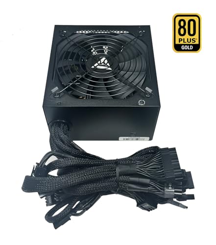 Image of Apevia ATX-PR600W Prestige 600W 80+ Gold Certified, RoHS Compliance, Active PFC ATX Gaming Power Supply